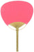 9" Fuchsia / Hot Pink Paddle Paper Hand Fans for Weddings (10 Pack) - AsianImportStore.com - B2B Wholesale Lighting and Decor