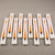 (Discontinued) (100 PACK) 9" Orange Accordion Paper Hand Fan for Weddings