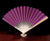 BLOWOUT (100 PACK) 9" Violet Paper Hand Fans for Weddings