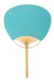 9" Water Blue Paddle Paper Hand Fans for Weddings (10 Pack) - AsianImportStore.com - B2B Wholesale Lighting and Decor