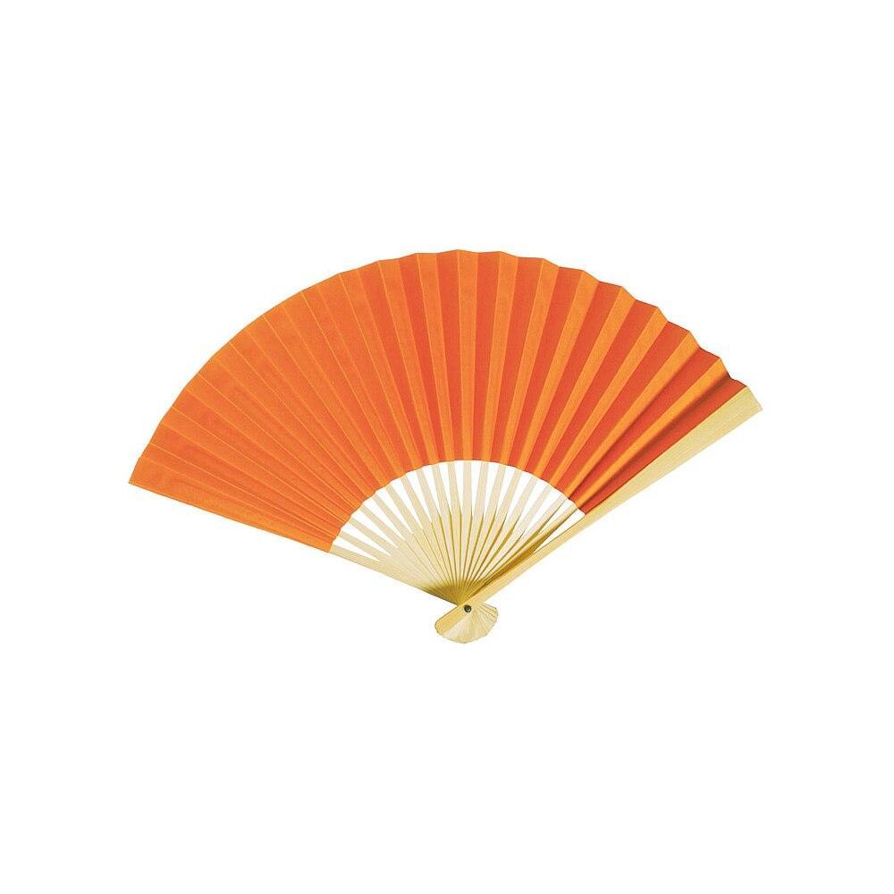 Mango Orange Premium Paper Hand Fan (100 PACK) - AsianImportStore.com - B2B Wholesale Lighting and Décor