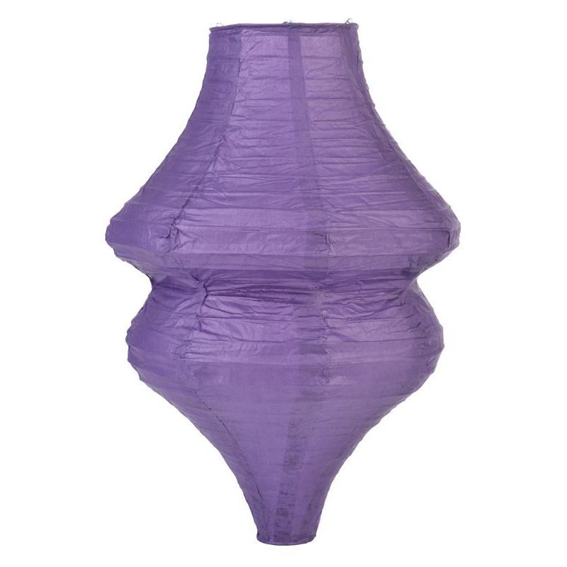 Dark Purple Beehive Unique Shaped Paper Lantern, 10-inch x 14-inch - AsianImportStore.com - B2B Wholesale Lighting & Decor since 2002