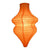 Orange Beehive Unique Shaped Paper Lantern, 10-inch x 14-inch - AsianImportStore.com - B2B Wholesale Lighting & Decor since 2002