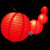 8" Chinese New Year Paper Lantern String Light COMBO Kit (12 FT, EXPANDABLE, Black Cord) - AsianImportStore.com - B2B Wholesale Lighting & Decor since 2002