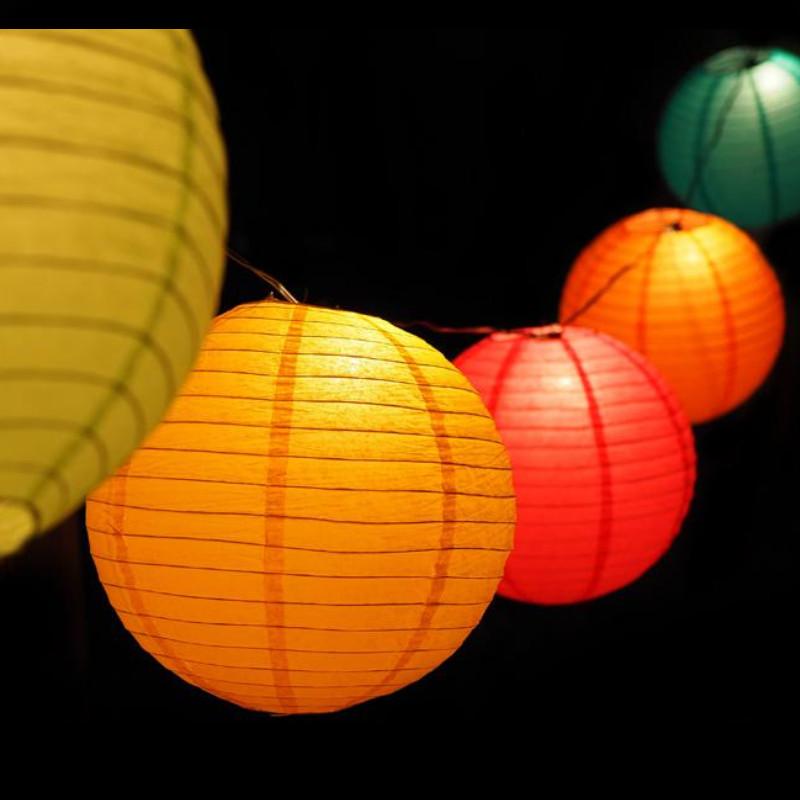 12" Cinco de Mayo / Fiesta Paper Lantern String Light COMBO Kit for Parties, Birthdays and any occasion(31 FT) - AsianImportStore.com - B2B Wholesale Lighting and Decor