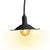 Scallop Patio Metal Light Bulb Shade for Outdoor Commercial String Lights, E12, Black - AsianImportStore.com - B2B Wholesale Lighting and Decor
