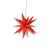 16" Red Moravian Weatherproof Star Lantern Lamp, Multi-Point Hanging Decoration (Shade Only)