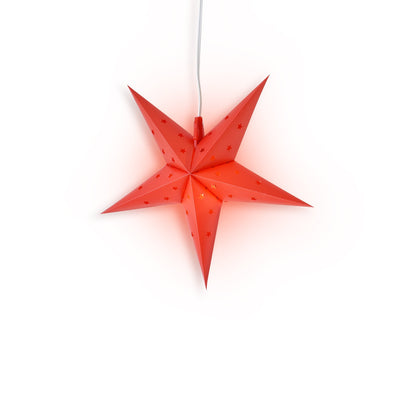 16" Red Weatherproof Star Lantern Lamp, Hanging Decoration - AsianImportStore.com - B2B Wholesale Lighting & Décor since 2002.