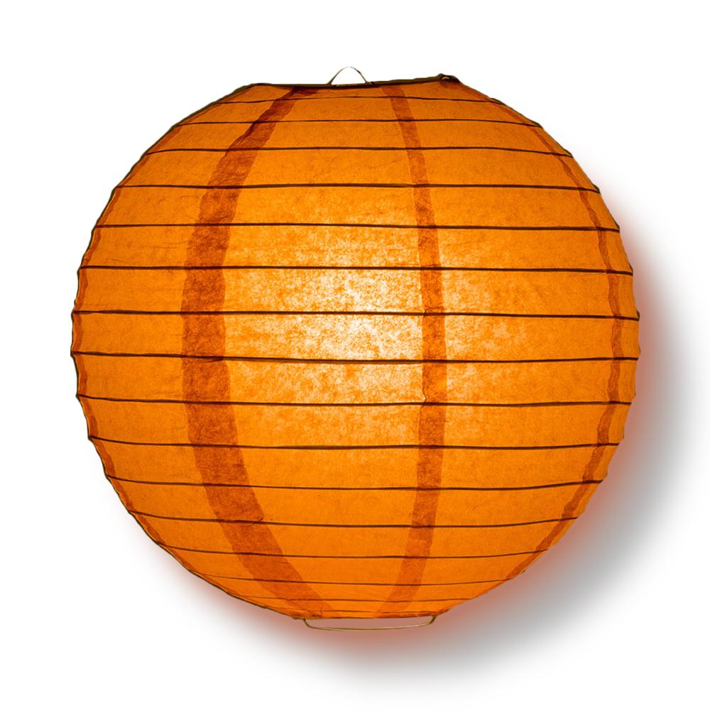 12-PC Persimmon Orange Paper Lantern Chinese Hanging Wedding & Party Assorted Decoration Set, 12/10/8-Inch - AsianImportStore.com - B2B Wholesale Lighting and Decor