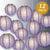 12-PC Lavender Paper Lantern Chinese Hanging Wedding & Party Assorted Decoration Set, 12/10/8-Inch - AsianImportStore.com - B2B Wholesale Lighting and Decor