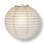 4" White Round Paper Lantern, Even Ribbing, Hanging Decoration (10 PACK) - AsianImportStore.com - B2B Wholesale Lighting and Decor