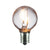 25-Pack LED Filament G40 Globe Shatterproof Light Bulb, Dimmable, 1W,  E17 Intermediate Base