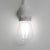 Cool White LED Filament S14 Shatterproof Energy Saving Light Bulb, Dimmable, 2W,  E26 Medium Base (Single)