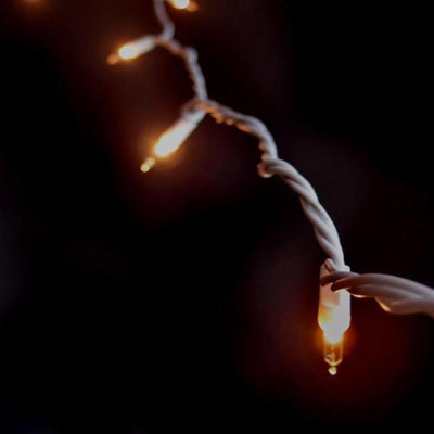 10 Indoor Incandescent Mini String Lights, 8.35 FT White Cord - AsianImportStore.com - B2B Wholesale Lighting & Decor since 2002