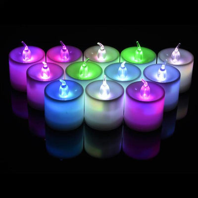 Large RGB (Color Changing) Flameless LED Battery Operated Candle (12 PACK) - AsianImportStore.com - B2B Wholesale Lighting and Decor