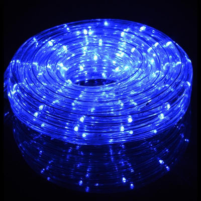 Blue Outdoor LED Fairy String Rope Light, 33 FT, Clear Tube, AC Plug-In - AsianImportStore.com - B2B Wholesale Lighting and Decor