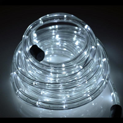 Cool White Outdoor LED Fairy String Rope Light, 33 FT, Clear Tube, AC Plug-In - AsianImportStore.com - B2B Wholesale Lighting and Decor