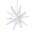 20" White Moravian Weatherproof Star Lantern Lamp, Multi-Point Hanging Decoration (Shade Only)