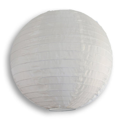 6" Shimmering Even Ribbing Nylon Lanterns - Door-2-Door - Various Colors Available (Master Case, 60-Day Processing)