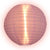 14" Light Purple Shimmering Nylon Lantern, Even Ribbing, Durable, Hanging