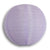 10" Light Purple Shimmering Nylon Lantern, Even Ribbing, Durable, Hanging