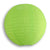 4 Inch Multi-Color Round Shimmering Nylon Lanterns, Even Ribbing, Hanging (10-PACK) Decoration (String Light Sold Separately)