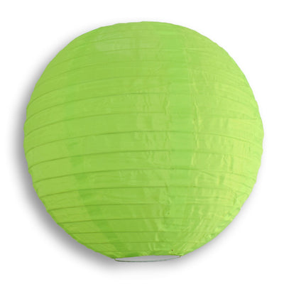 20" Neon Green Shimmering Nylon Lantern - AsianImportStore.com - B2B Wholesale Lighting & Décor since 2002.