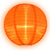 24" Orange Shimmering Nylon Lantern, Even Ribbing, Durable, Hanging - AsianImportStore.com - B2B Wholesale Lighting & Décor since 2002.