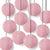 12 PACK | 14" Pink Shimmering Nylon Lantern, Even Ribbing, Durable, Hanging Decoration