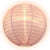 14" Pink Shimmering Nylon Lantern, Even Ribbing, Durable, Hanging - AsianImportStore.com - B2B Wholesale Lighting & Décor since 2002.