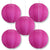 BULK PACK (5) 30" Ultra Violet Jumbo Shimmering Nylon Lantern, Even Ribbing, Durable, Dry Outdoor Hanging Decoration