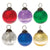 6 Pack | Multi-Color Ava Christmas Mercury Ornaments Set - Great Gift Idea, Vintage-Style Decorations for Christmas, Special Occasions, Home Decor and Parties
