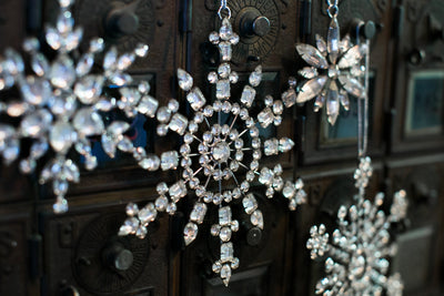 5" Helga Snowflake Rhinestone Ornament Christmas Decoration - AsianImportStore.com - B2B Wholesale Lighting and Decor