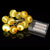 Yellow Silk Ball String Light (20 PACK) - AsianImportStore.com - B2B Wholesale Lighting and Décor