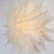 24" White Snowdrift Snowflake Star Lantern Pizzelle Design