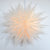 24" White Snowdrift Snowflake Star Lantern Pizzelle Design