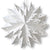 Quasimoon Pizzelle Paper Star Lantern (22-Inch, Bright White, Blizzard Wreath Snowflake Design) - Great With or Without Lights - Holiday Snowflake Decoration - AsianImportStore.com - B2B Wholesale Lighting and Decor