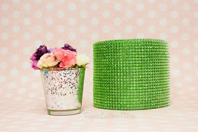 Apple Green Diamond Bling Wrap Roll - 30 FT - AsianImportStore.com - B2B Wholesale Lighting and Decor