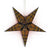 3-PACK + Cord | 24" Black / Yellow Aussie Paper Star Lantern and Lamp Cord Hanging Decoration - AsianImportStore.com - B2B Wholesale Lighting and Decor
