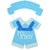 It's a Boy Blue Baby Shower Nursery Hanging Felt Sign Decoration, 17.5 x 13" - AsianImportStore.com - B2B Wholesale Lighting and Decor