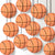 12 PACK | Basketball Paper Lantern Shaped Sports Hanging Decoration - AsianImportStore.com - B2B Wholesale Lighting and Decor