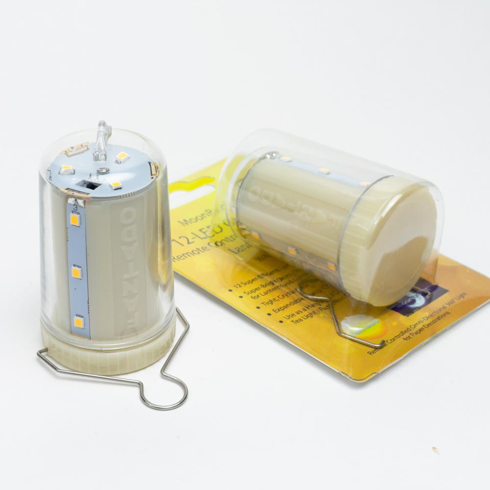 MoonBright&#8482; 12-LED Omni360 Remote Control Omni-Directional Lantern Light, Hanging / Table Top, Warm White (Battery Powered) - AsianImportStore.com - B2B Wholesale Lighting and Decor