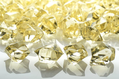 Beige Gemstones Acrylic Crystal Wedding Table Scatter Confetti Vase Filler (3/4 lb Bag) (46 PACK) - AsianImportStore.com - B2B Wholesale Lighting and Décor