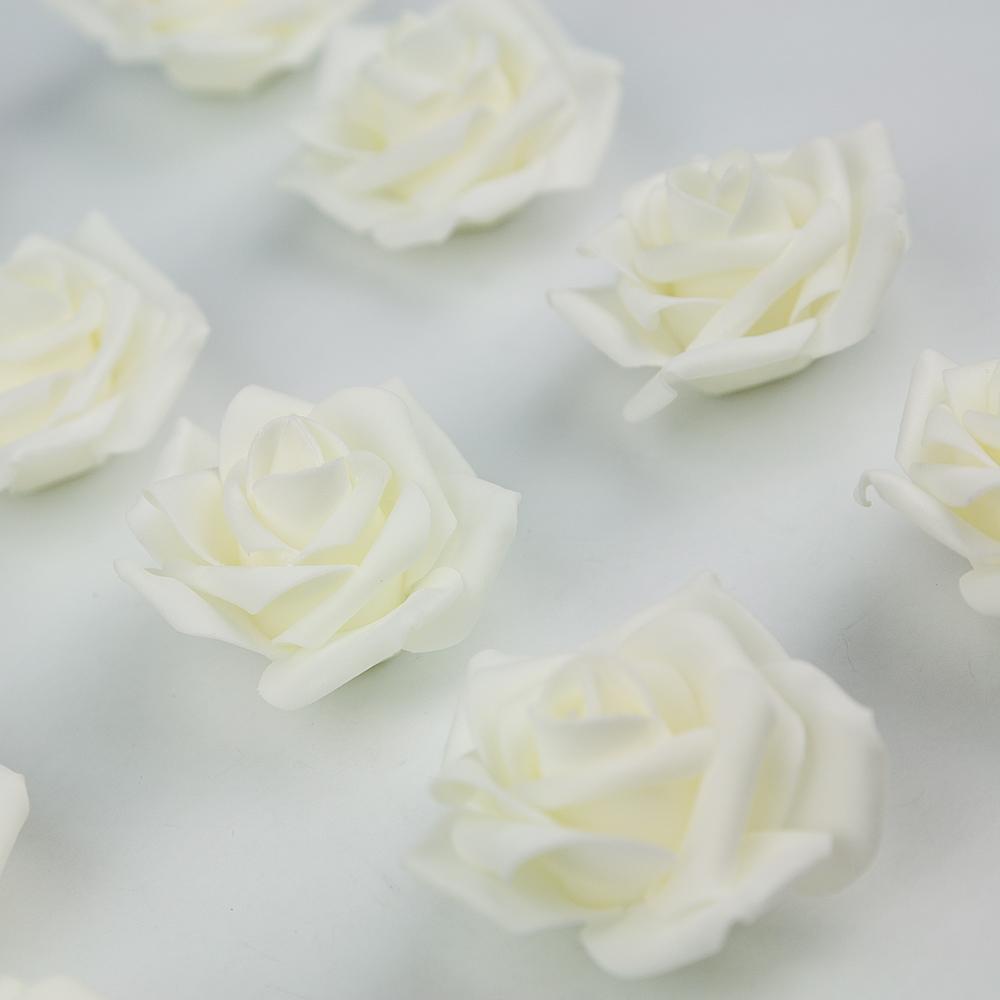  2" Beige / Ivory Crafting Foam Rose Bud for DIY Projects / Decorations (12-PACK) - AsianImportStore.com - B2B Wholesale Lighting and Decor