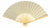 BULK PACK (50) 9" Beige / Ivory Silk Hand Fans for Weddings - AsianImportStore.com - B2B Wholesale Lighting and Decor