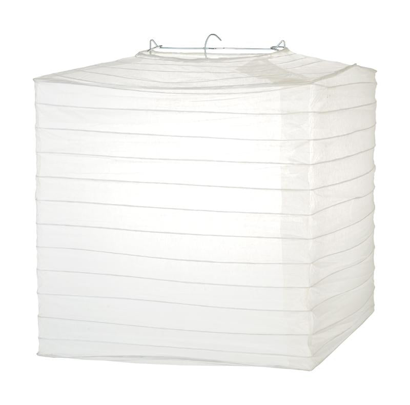 10" Beige Square Shaped Paper Lantern - AsianImportStore.com - B2B Wholesale Lighting and Decor