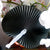 9" Black Accordion Paper Hand Fan for Weddings (100 PACK) - AsianImportStore.com - B2B Wholesale Lighting and Décor