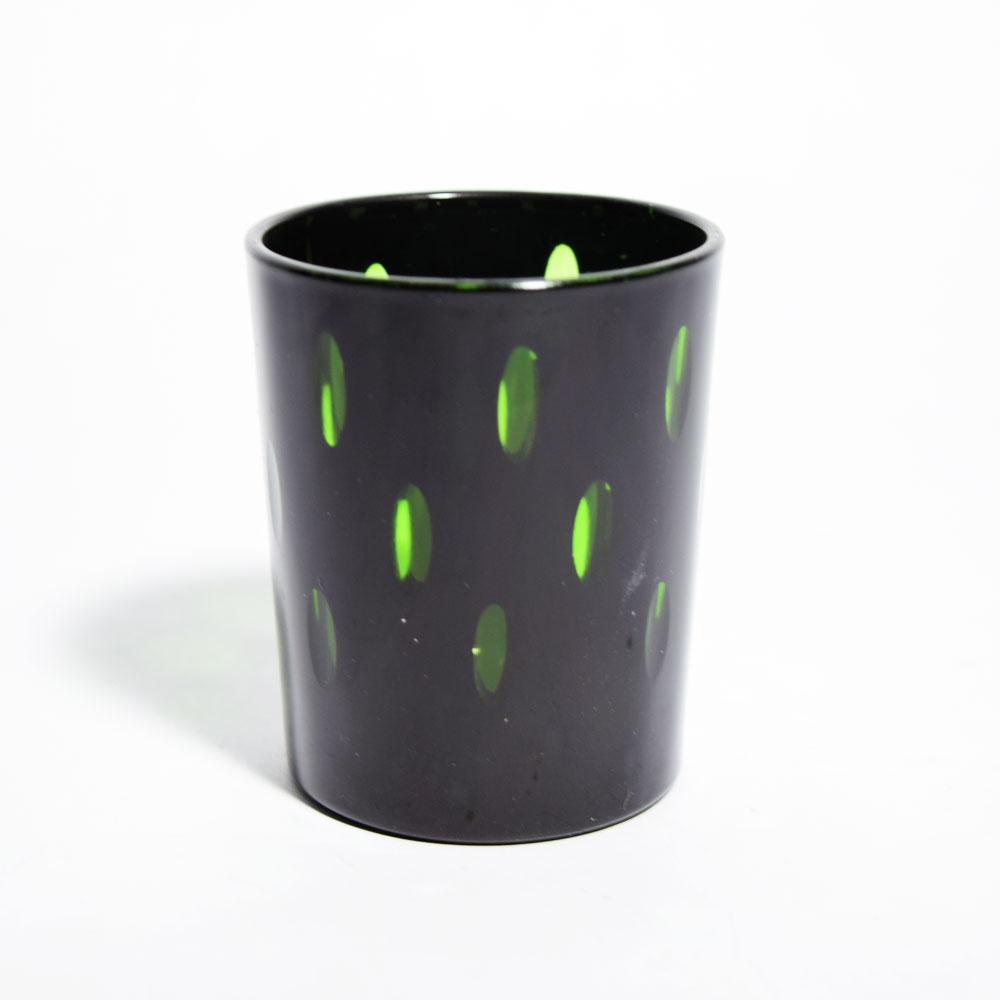  Black / Green Votive Tea Light Candle Holders (4 PACK) - AsianImportStore.com - B2B Wholesale Lighting and Decor