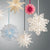 10" Black Premium Handcrafted Paper Snowflake Decoration - AsianImportStore.com - B2B Wholesale Lighting and Decor