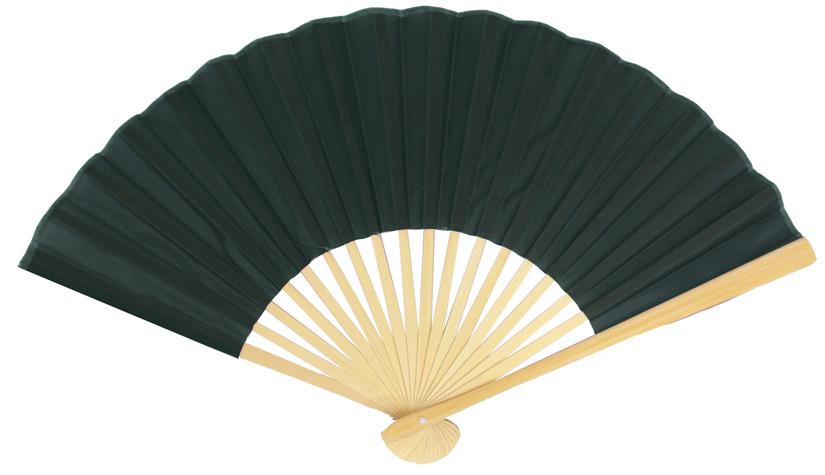 BULK PACK (50) 9" Black Silk Hand Fans for Weddings - AsianImportStore.com - B2B Wholesale Lighting and Decor